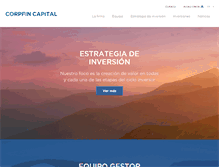 Tablet Screenshot of corpfincapital.com